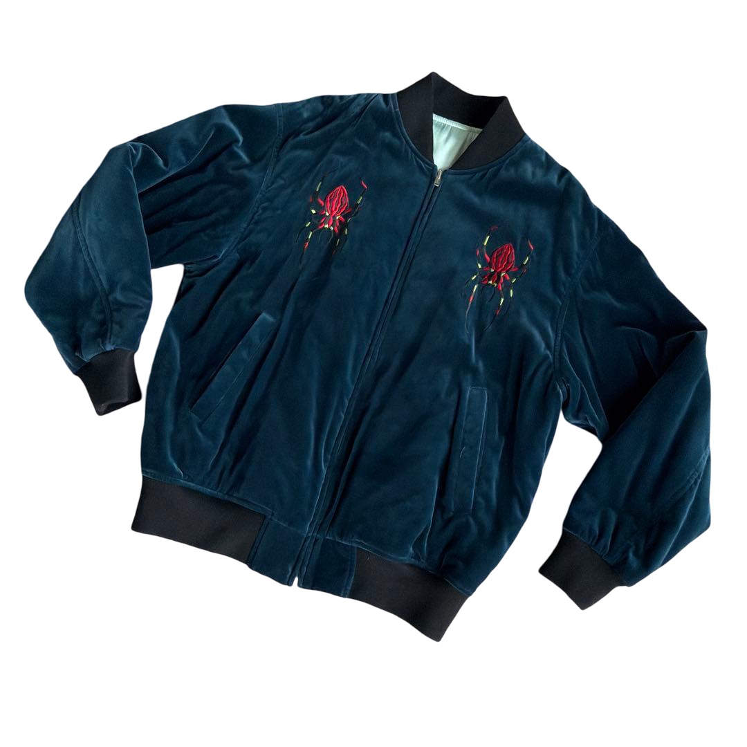 WACKO MARIA × WOLF'S HEAD Tiger Face Embroidery Reversible Ska Jacket / Sukajan