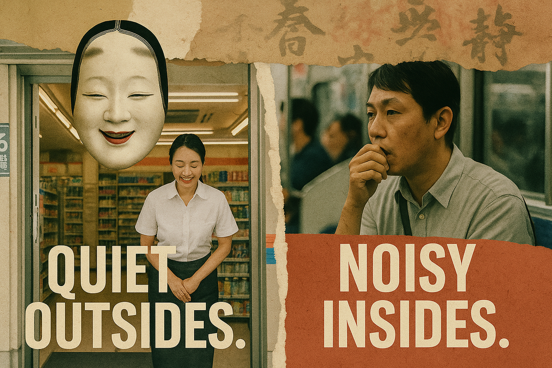 Quiet Outsides, Noisy Insides: Tatemae, Honne, and the Self-Talk Paradox in Japan