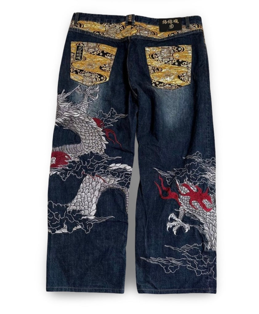 The Majesty of the Ryu: A Closer Look at Karakuri Tamashii’s Gold Dragon Denim