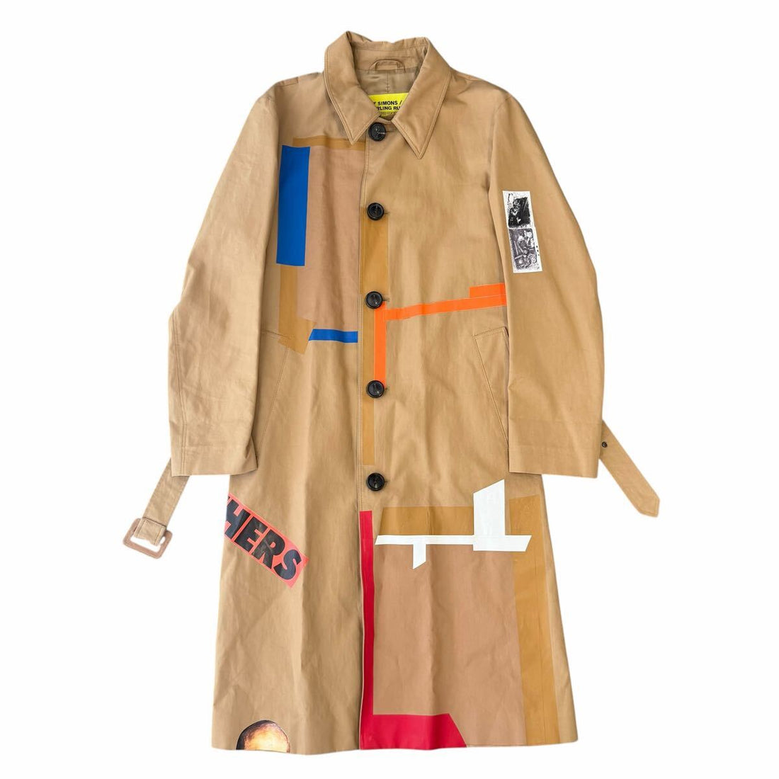 Raf Simons × Sterling Ruby autumn winter 2014 collaboration trench coat