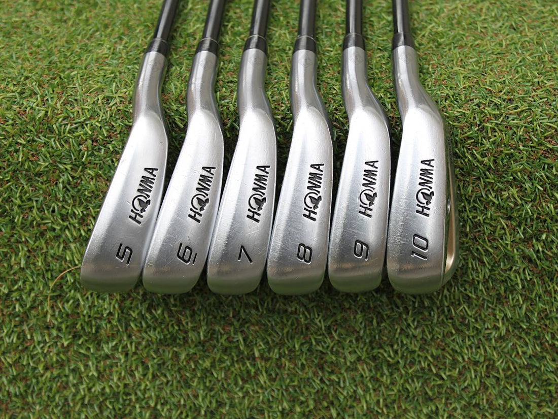 Honma Beres IS-02 2-Star iron set with Graphite Design Tour AD shafts