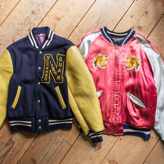 Explaining the Differences Between "Sukajan," "Sutajan / Stajum / Stajan / Varsity Jacket," and "Award Jacket."