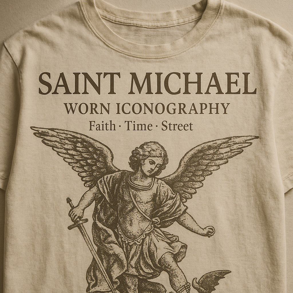 SAINT MICHAEL / SAINT Mxxxxxx · Distressed Faith, Street Iconography