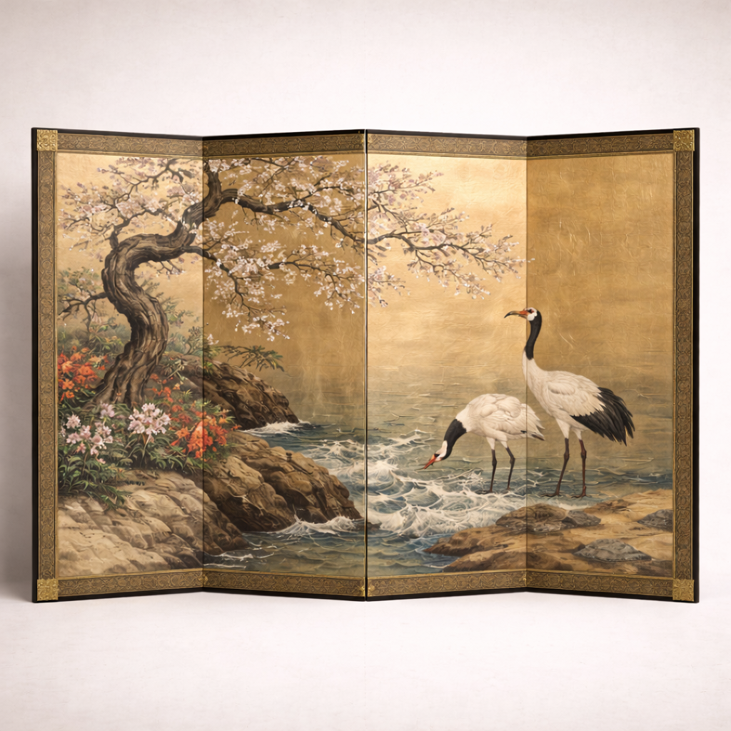 Japanese Folding Screens (Byōbu) Art Paintings | Japonista Archive