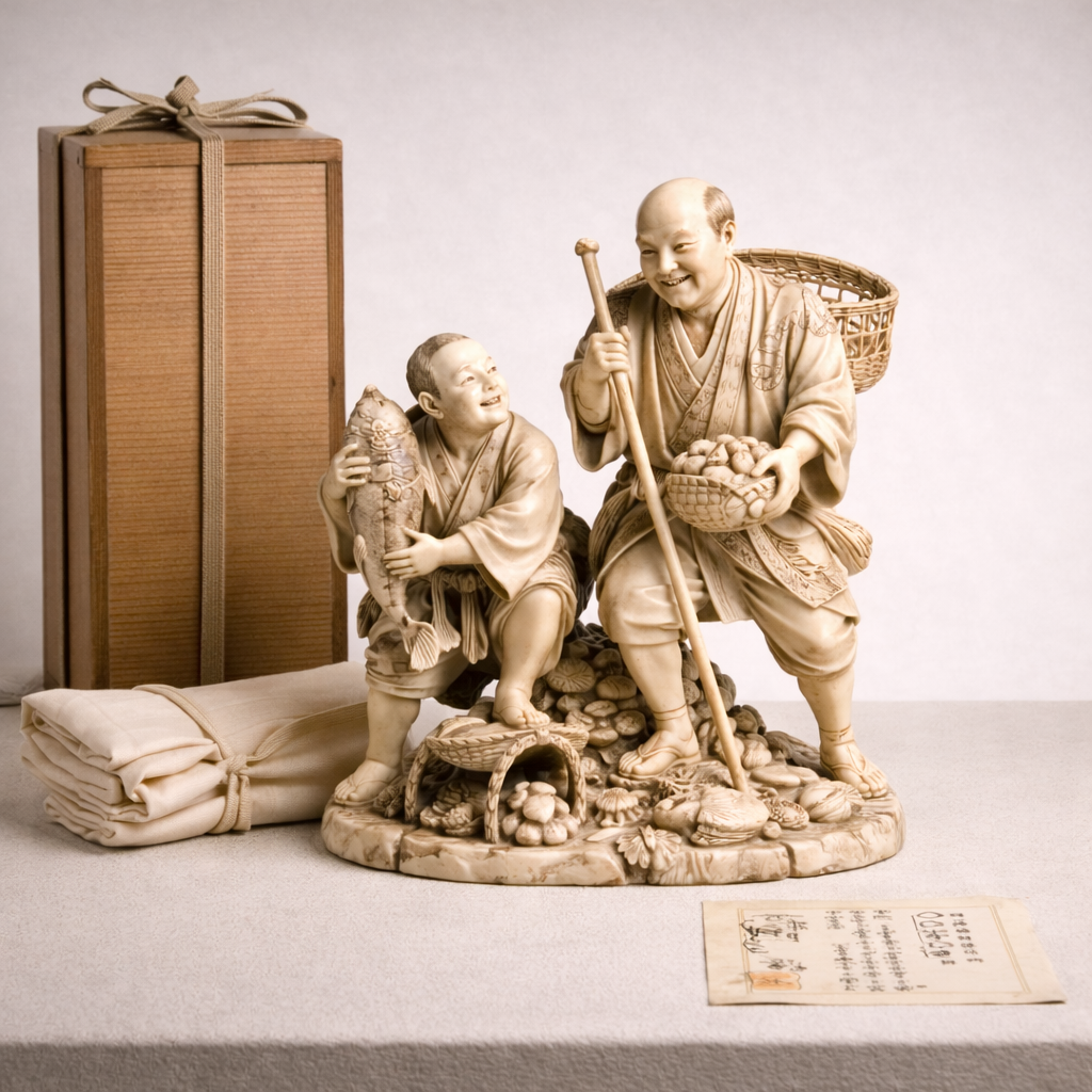Japanese Okimono, Figurines & Statues | Japonista Archive