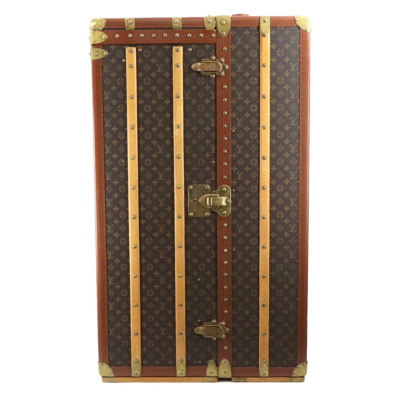 Louis Vuitton Vintage Monogram Wardrobe Trunk · Full Interior Closet System · Drawers + Hangers Set · Heritage Travel Icon · Museum-Level Piece