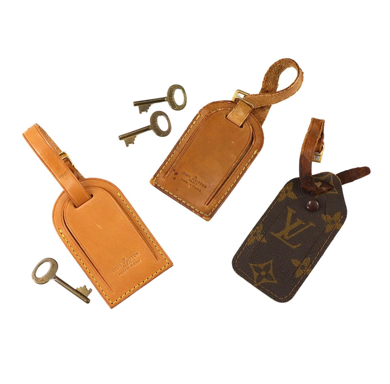 Louis Vuitton Vintage Monogram Trunk Tower Set of 5 – Brass Hardware, Collectible LV Travel Cases, Interior Décor Stack