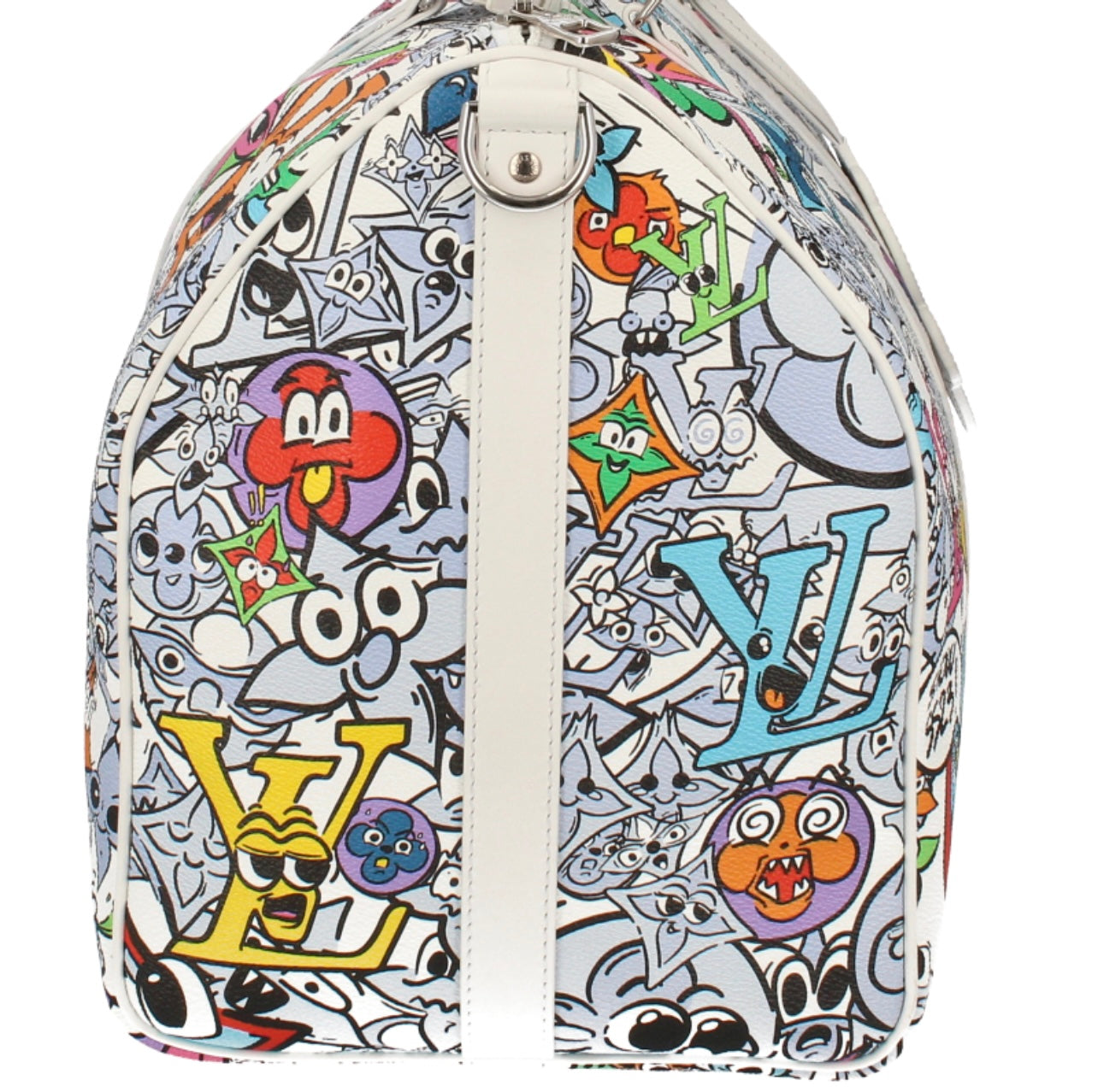 LOUIS VUITTON x Takashi Murakami Keepall Bandoulière 50 — Monogram Comic White M21863 (Women’s / Unisex)