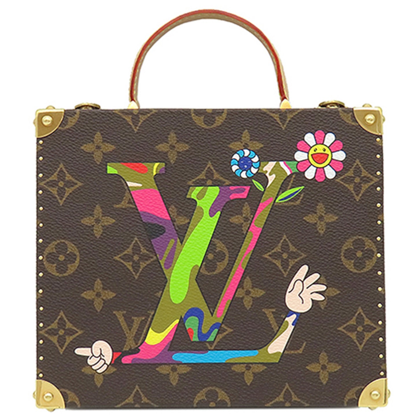 LOUIS VUITTON × Takashi Murakami – Monogram Jewelry Box “Character L” – M92477 – Limited Collector Piece