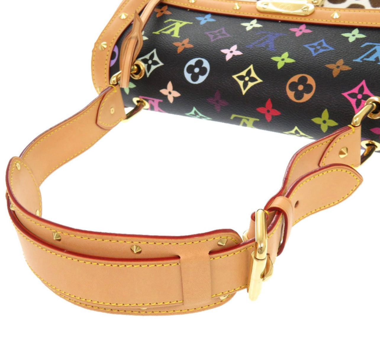 Louis Vuitton × Takashi Murakami Sac Dalmatian M92825 – 2003 Multicolor Hair-on-Hide Limited Edition Shoulder Bag (A Rank, Dust Bag)