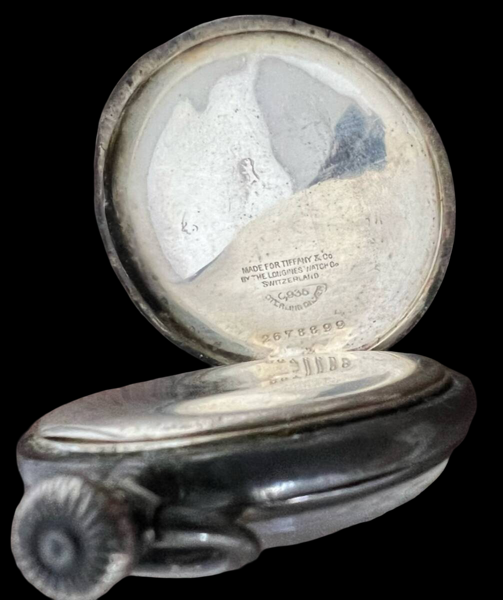 1910s Antique Tiffany Pocket Watch Silver Watch Longines Vintage Watch Silver Hermes Jewelry Tiffany