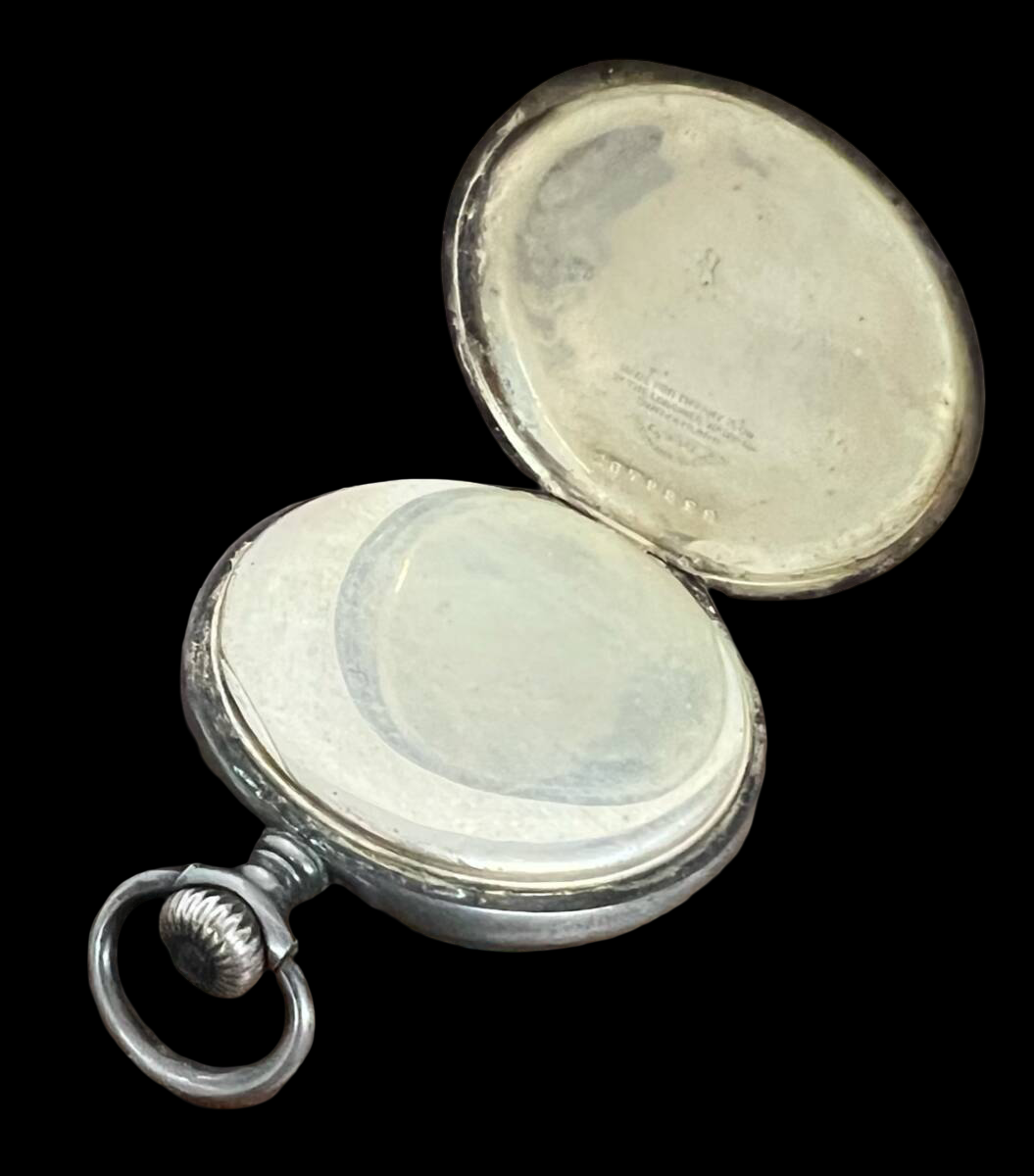 1910s Antique Tiffany Pocket Watch Silver Watch Longines Vintage Watch Silver Hermes Jewelry Tiffany