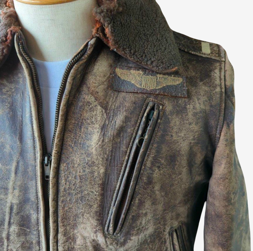 1950s U.S. Navy G-1 Flight Jacket “Hirohito’s Headache” Hand Painted Bugs Bunny Aviation Artifact