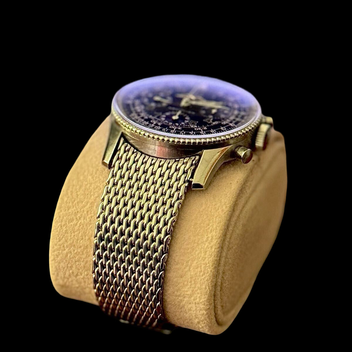 1958 Breitling NAVITIMER AOPA 1st Model ref.806 · Venus178 · Original Gilt Dial · Vintage Collector Investment · Genuine Milanese Bracelet