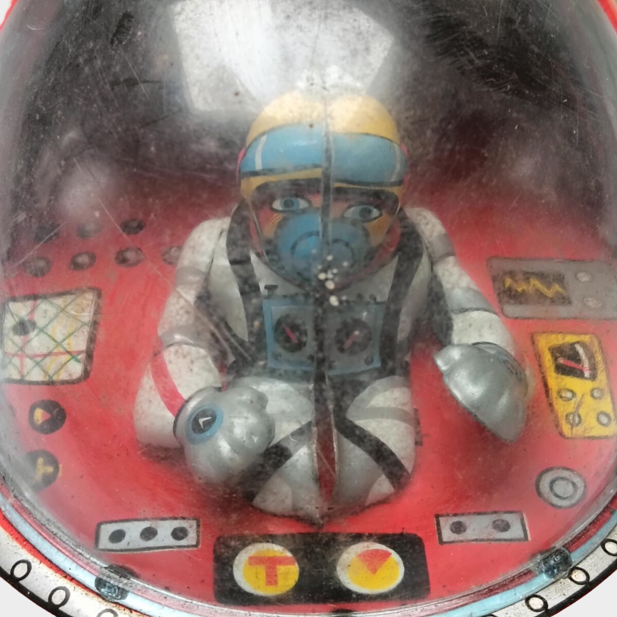 1960s Japanese Tin Toy Space Patrol “Firebird” | Battery-Powered Space Ship | Masudaya Showa Era