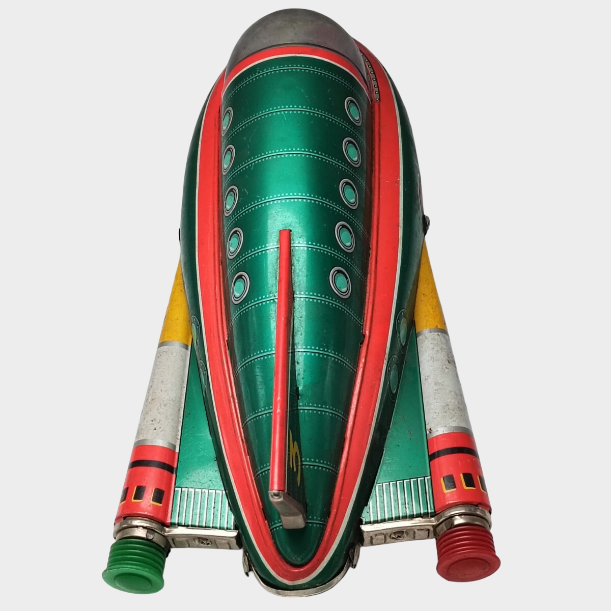 1960s Japanese Tin Toy Space Patrol “Firebird” | Battery-Powered Space Ship | Masudaya Showa Era