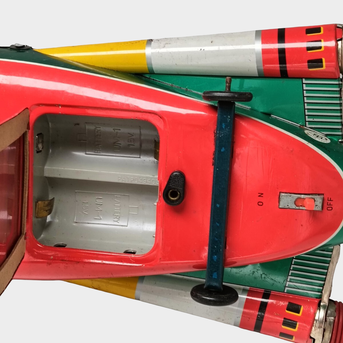 1960s Japanese Tin Toy Space Patrol “Firebird” | Battery-Powered Space Ship | Masudaya Showa Era