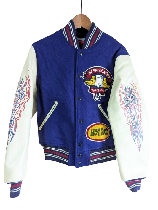 1990s Bouken-Oh | Adventure Series Collaboration: Toho × Eiji Tsuburaya × The Real McCoy’s Godzilla (Kaiju) Stadium Jacket / Souvenir Jacket