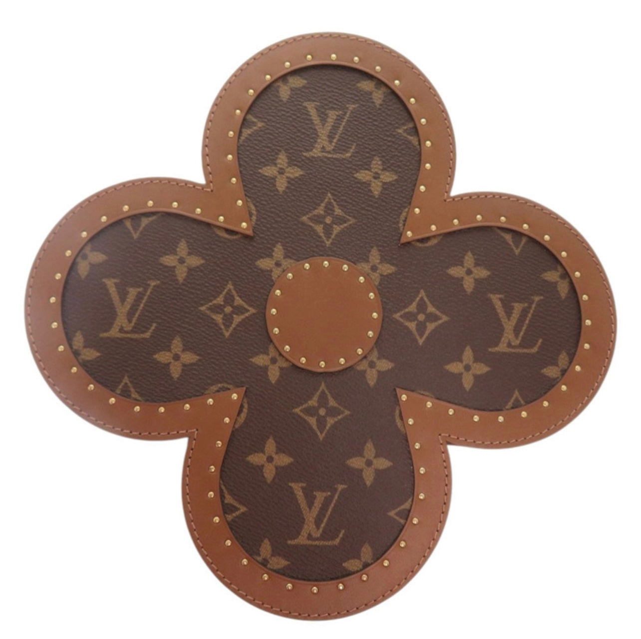 Louis Vuitton Blooming Flower Jewelry Box M11117 Monogram Canvas Brown Gold Hardware Rare Collectible Trunk-Style Case Unused S-Rank