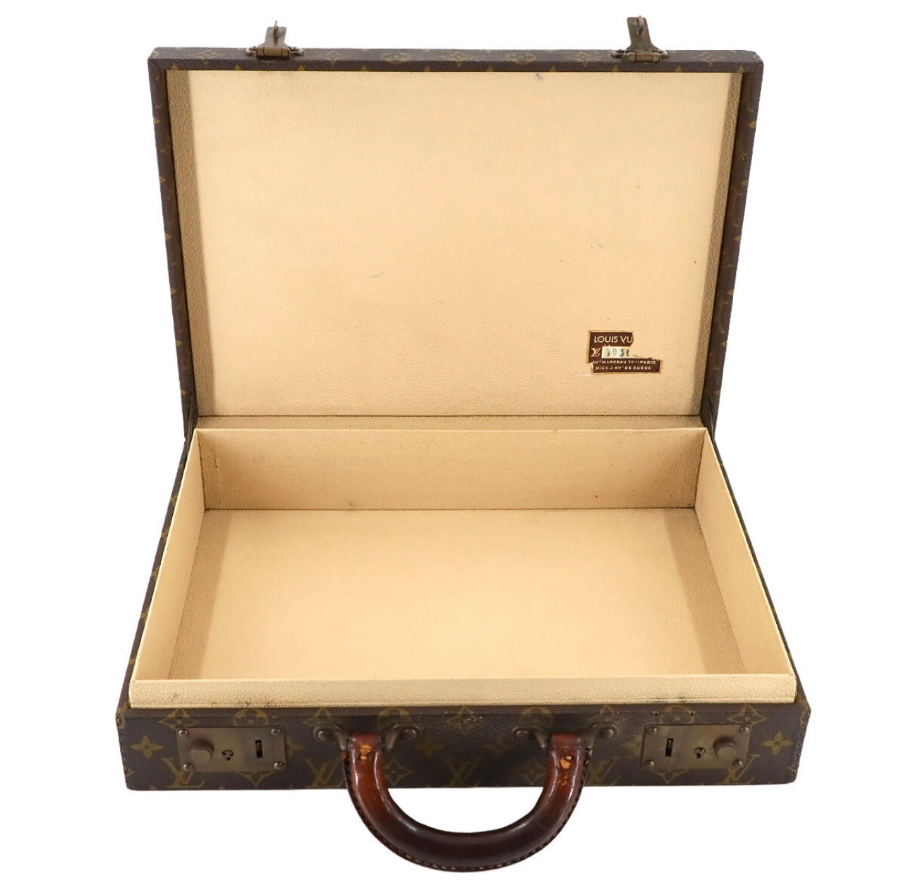 Louis Vuitton Vintage Monogram Trunk Tower Set of 5 – Brass Hardware, Collectible LV Travel Cases, Interior Décor Stack