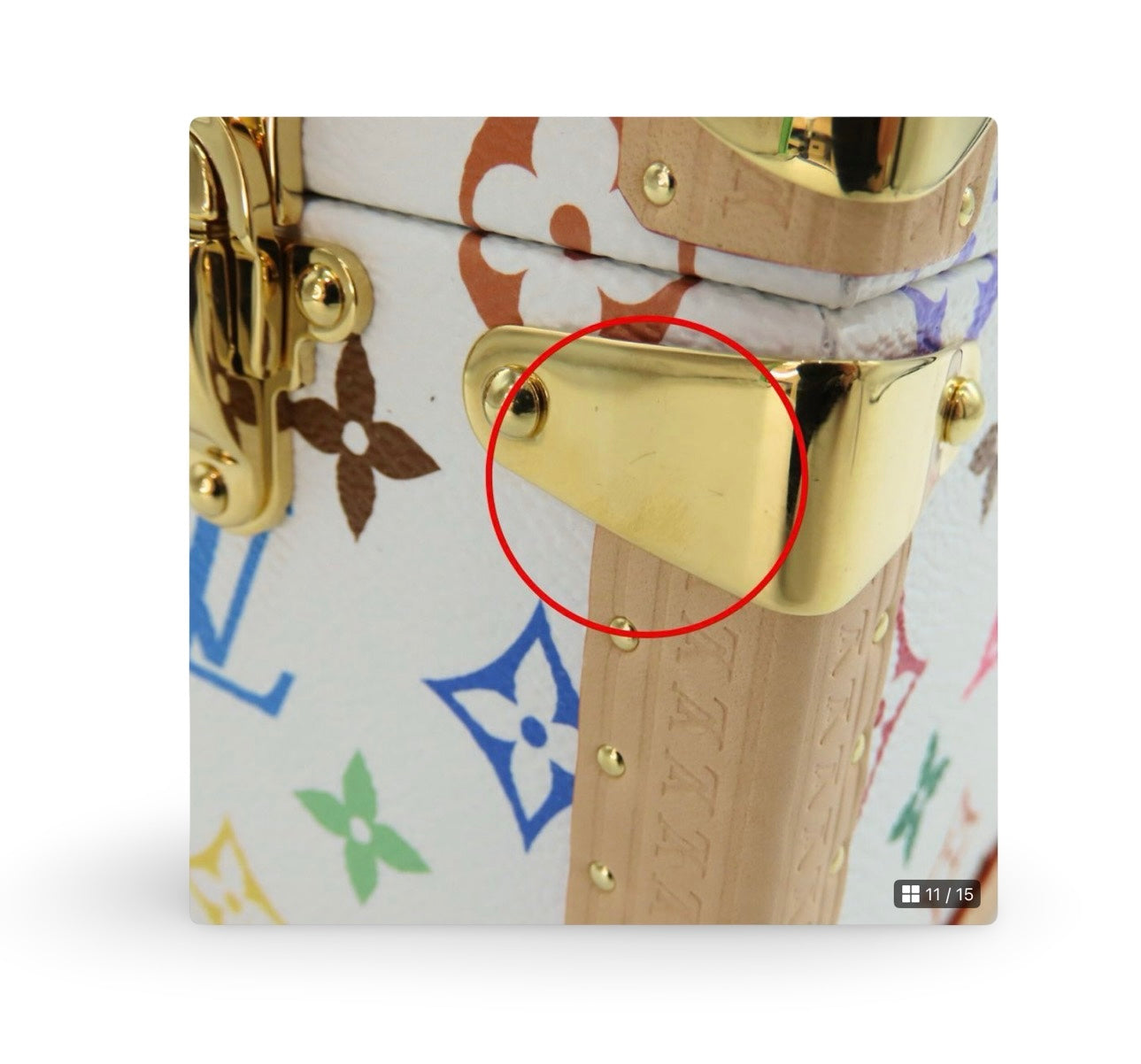 Rare Louis Vuitton × Takashi Murakami Monogram Multicolor “Pyramid Trunk Luggage Set” – M13126