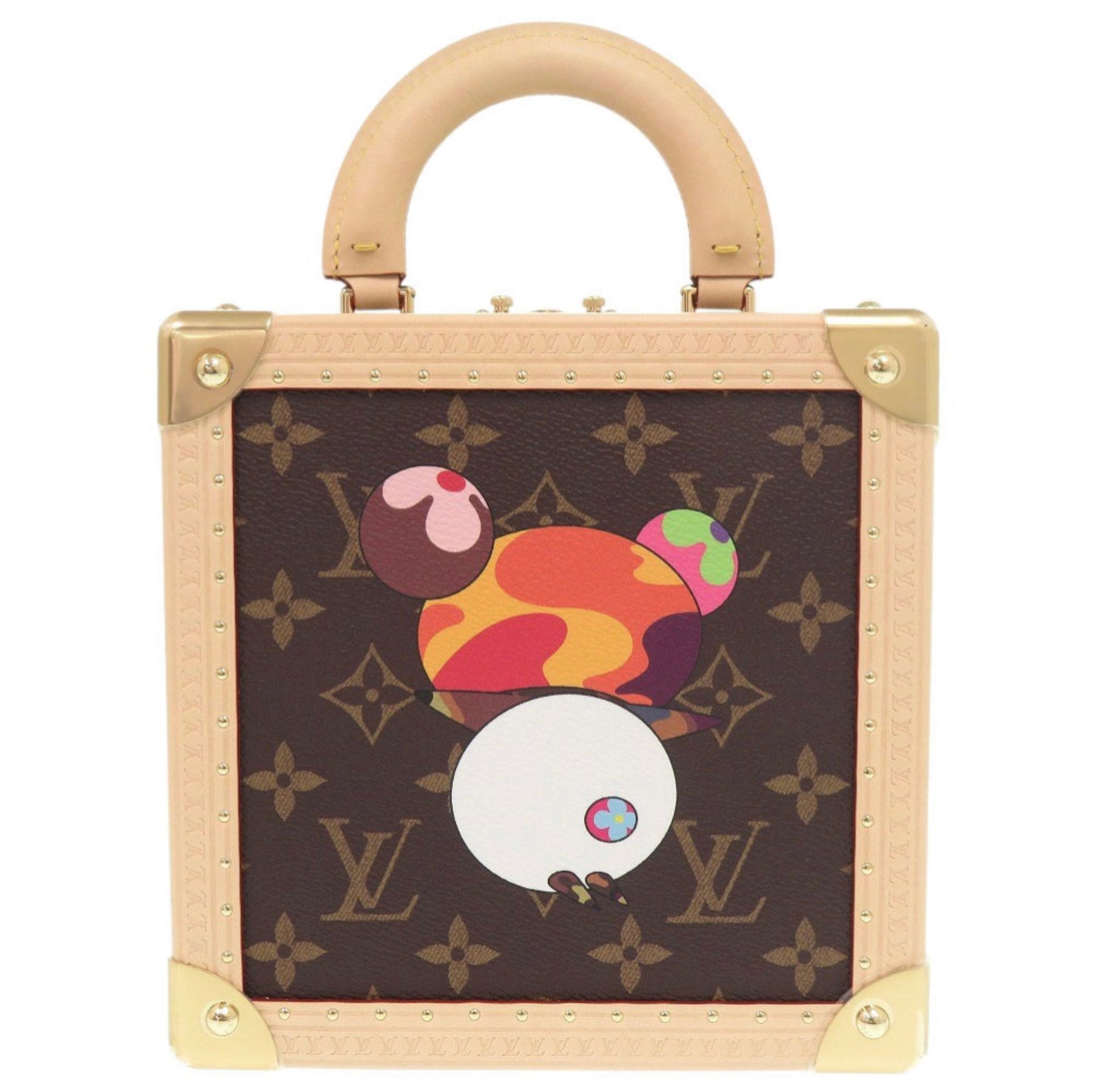 Louis Vuitton × Takashi Murakami Mini Square Trunk “Panda” — M13127 (Unused IC-Chip Verified)