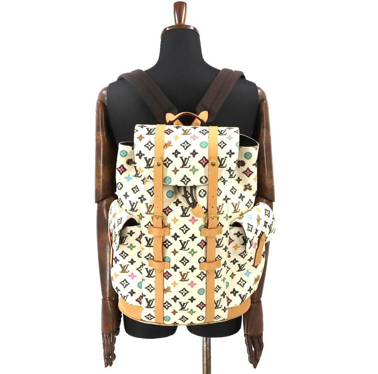 Louis Vuitton Monogram Multicolor Christopher MM Backpack Vanilla M25240 – Rare Collector’s Grail with Dust Bag & Accessories