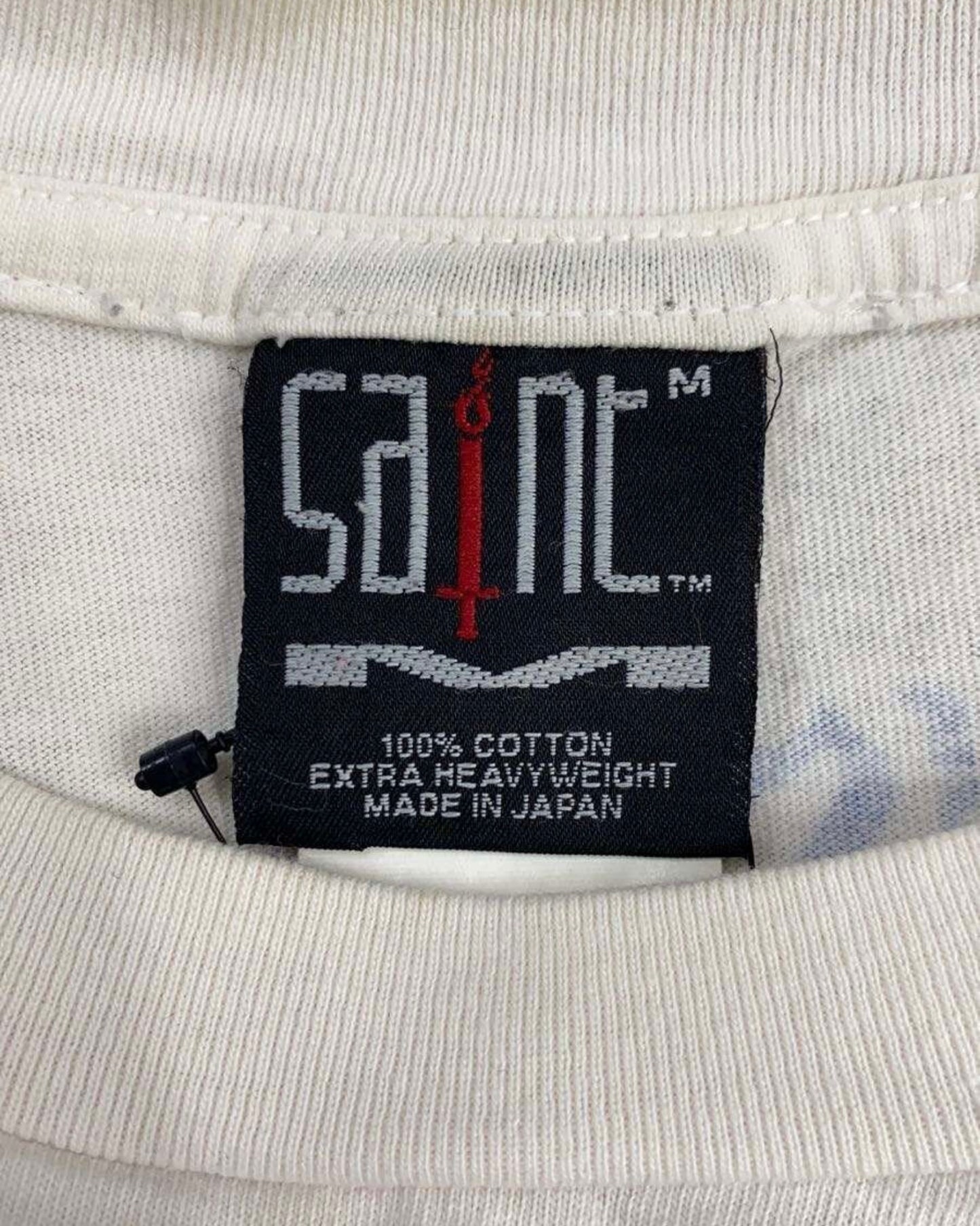 SAINT MICHAEL × Takashi Murakami 21AW Graphic Tee White M Rare Artwear Collab Vintage Wash Distressed Superflat Streetwear