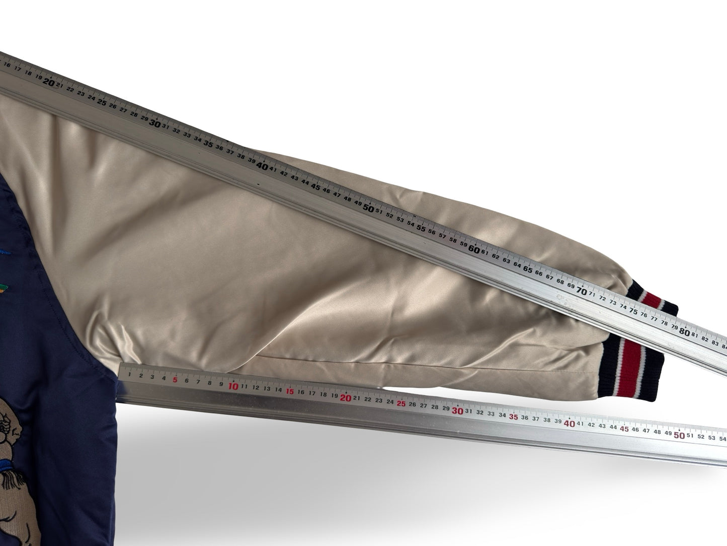 Dope Reversible Ryogoku Sumo Sukajan Jacket – Mt. Fuji Embroidery, Neon Banner Side, Premium Japanese Souvenir Art