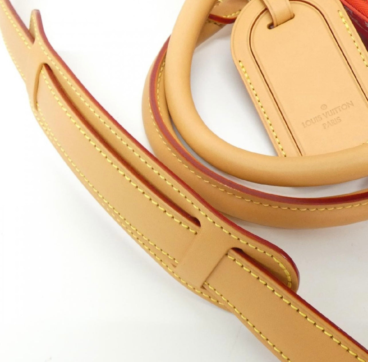 Louis Vuitton Monogram P9 Speedy Bandoulière 40 Rouge M24420 w/ Pouch | Limited Edition Matte Gold Hardware Boston Bag