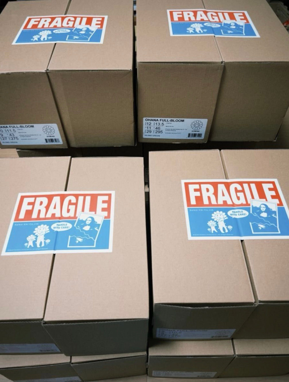 Takashi Murakami Kaikai Kiki Ohana Sandal Black Pink 22.5cm | Rare 3D Flower Slide Art Footwear | New Unused Japan Exclusive