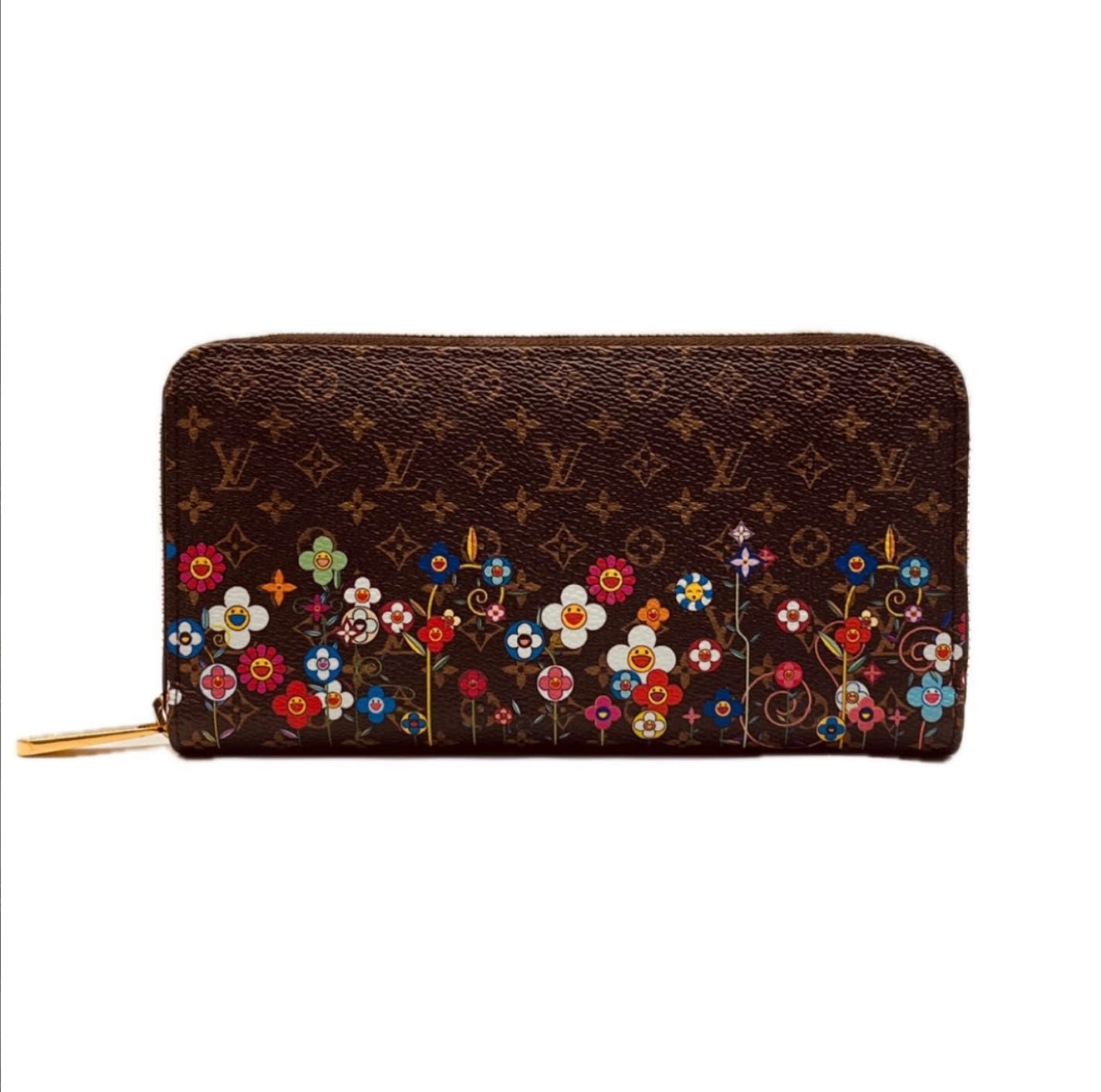 LOUIS VUITTON × Takashi Murakami Zippy Wallet M14162 – Japan-Exclusive Flower Garden Edition