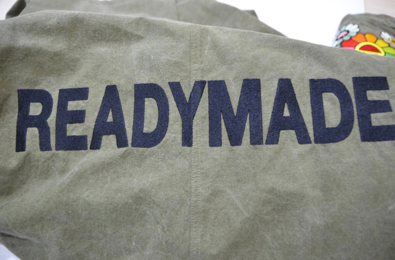 READYMADE × Takashi Murakami Flower Mods Coat – Limited Edition Hand-Embroidered Military Artwear Jacket (Unisex Mods Coat)