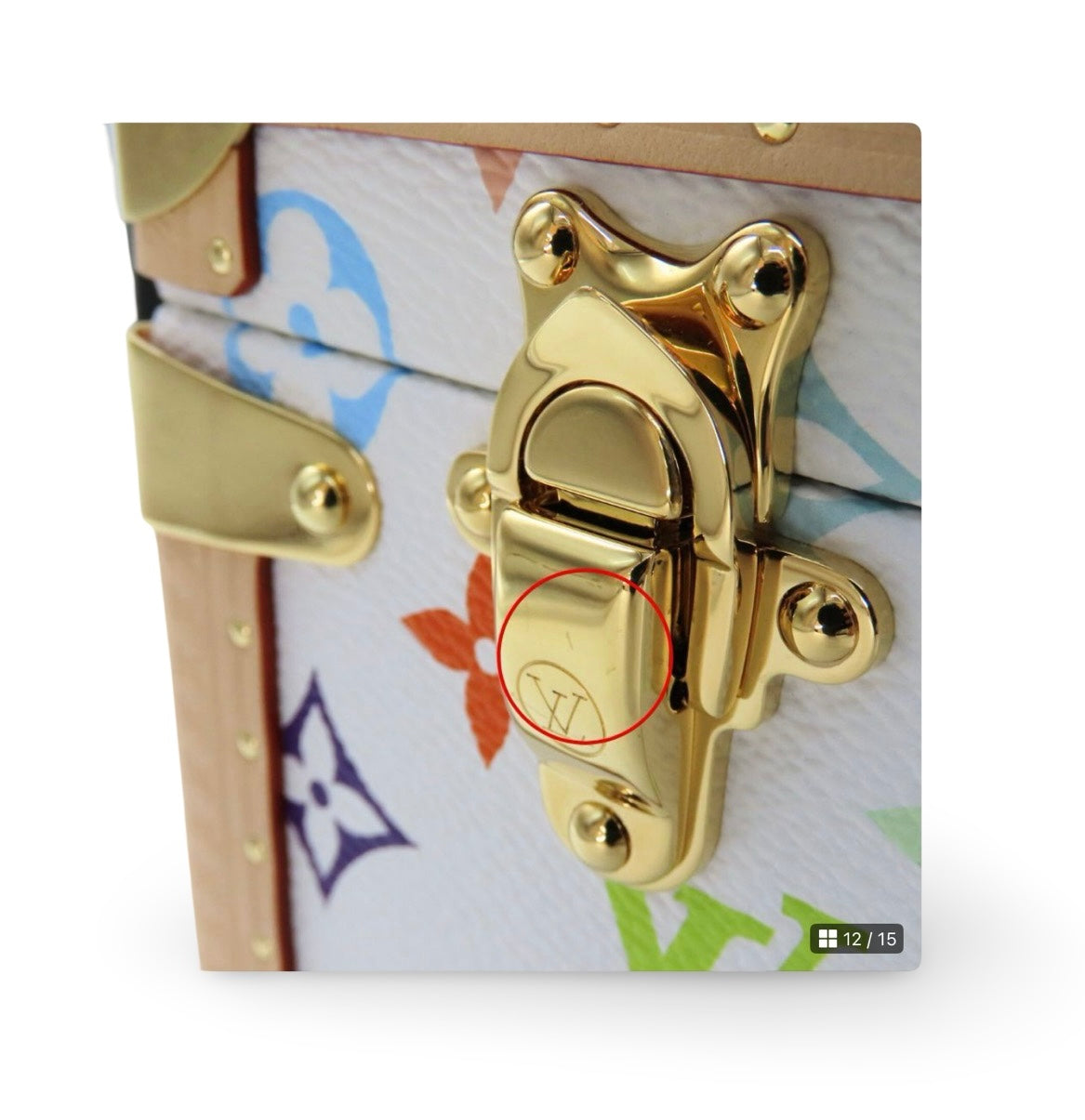 Rare Louis Vuitton × Takashi Murakami Monogram Multicolor “Pyramid Trunk Luggage Set” – M13126