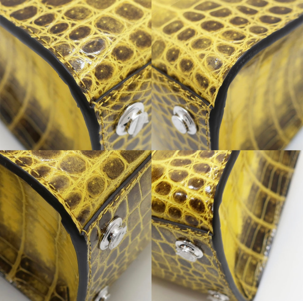 Louis Vuitton City Steamer N94977 Jaune Sahara Exotic Crocodile Leather Bag Yellow Croco Handbag Shoulder Strap VIP Edition Full Set Luxury