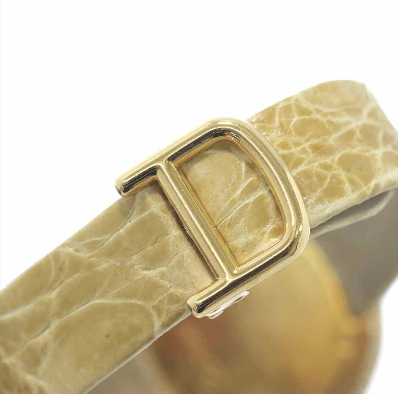 Cartier Panthère 1925 K18YG Diamond Ladies Watch WF317551 – Ivory Crocodile Strap, Full Pavé Panther Motif, Luxury Collector’s Piece