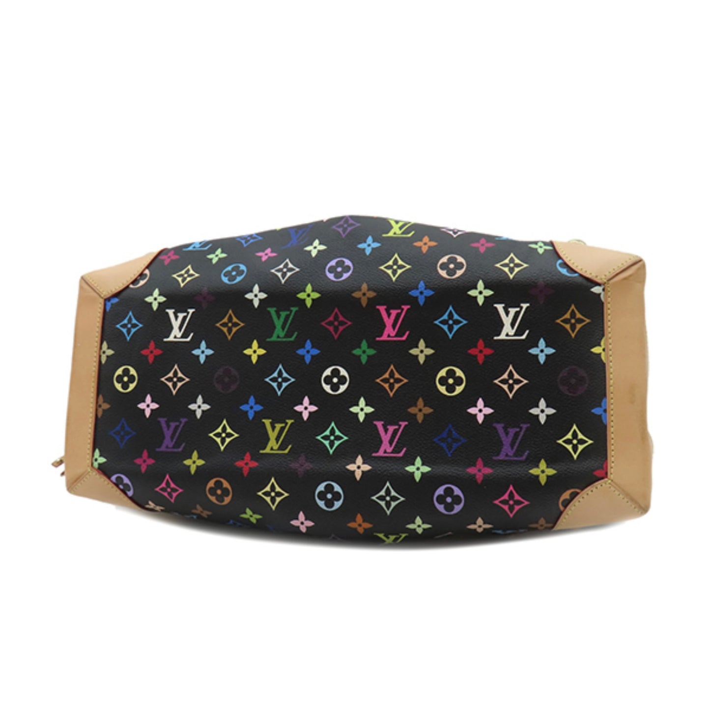 Louis Vuitton × Takashi Murakami Multicolor Ursula M40124 Black Bag | LV Rare Collector Monogram Multicolor