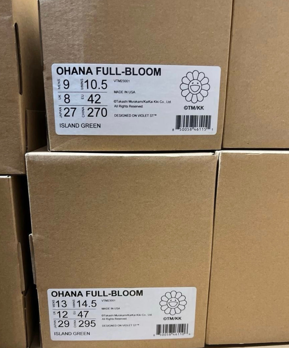 Takashi Murakami Kaikai Kiki Ohana Sandal Black Pink 22.5cm | Rare 3D Flower Slide Art Footwear | New Unused Japan Exclusive