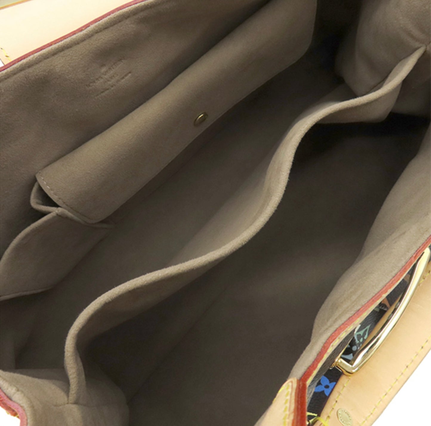 Louis Vuitton × Takashi Murakami Multicolor Ursula M40124 Black Bag | LV Rare Collector Monogram Multicolor