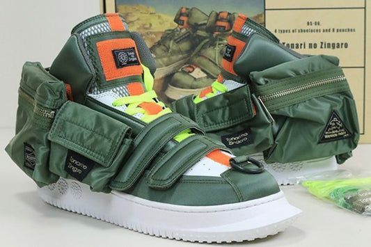 Takashi Murakami × PORTER BS06 T.Z. ORIGINAL TANKER Boots 28 cm US 10 Tonari no Zingaro Limited | Rare Wearable Art Modular Pouch Shoes