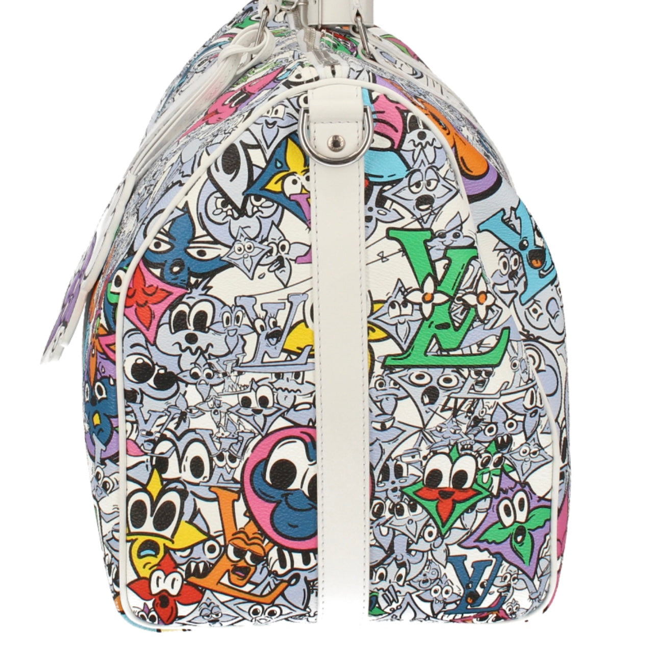 LOUIS VUITTON x Takashi Murakami Keepall Bandoulière 50 — Monogram Comic White M21863 (Women’s / Unisex)