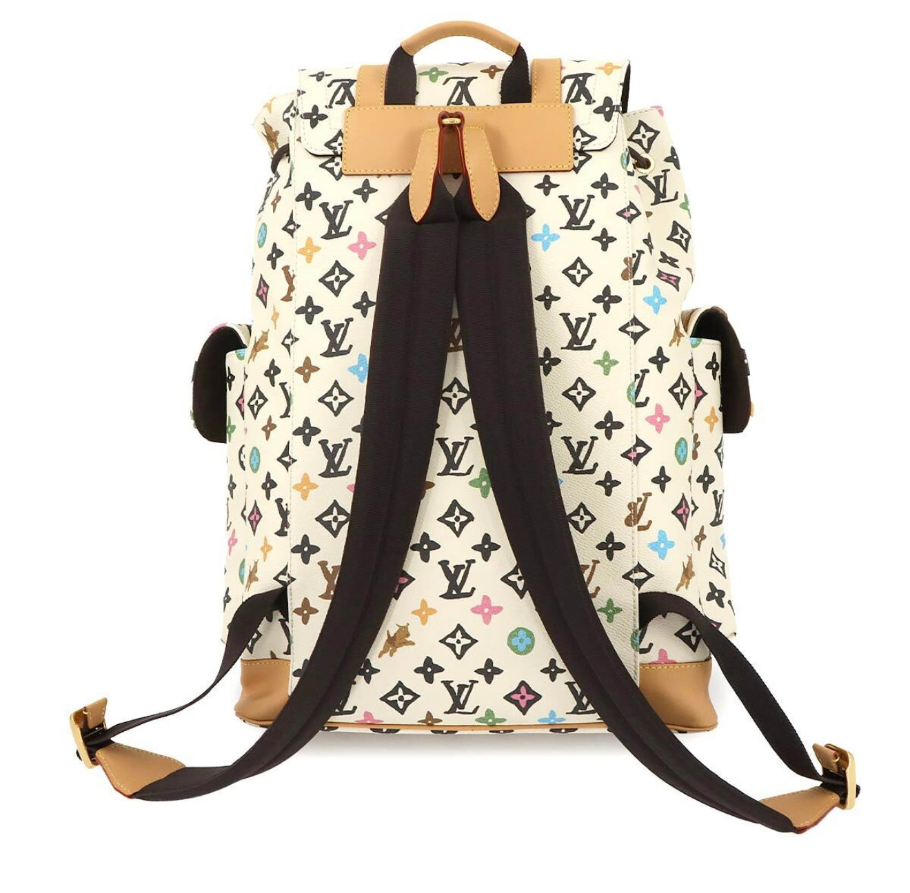 Louis Vuitton Monogram Multicolor Christopher MM Backpack Vanilla M25240 – Rare Collector’s Grail with Dust Bag & Accessories