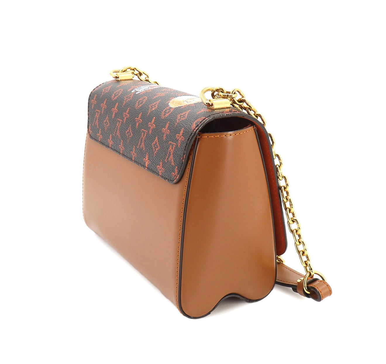 Louis Vuitton × Grace Coddington Catogram Twist MM Chain Shoulder Bag M44408 – Limited Edition Monogram Catogram Canvas