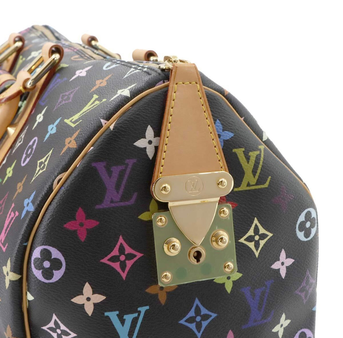 Louis Vuitton Multicolore Keepall 45 Noir M92640 – Murakami Era Limited Boston Bag, Gold Hardware, Near-Unused Collector Condition