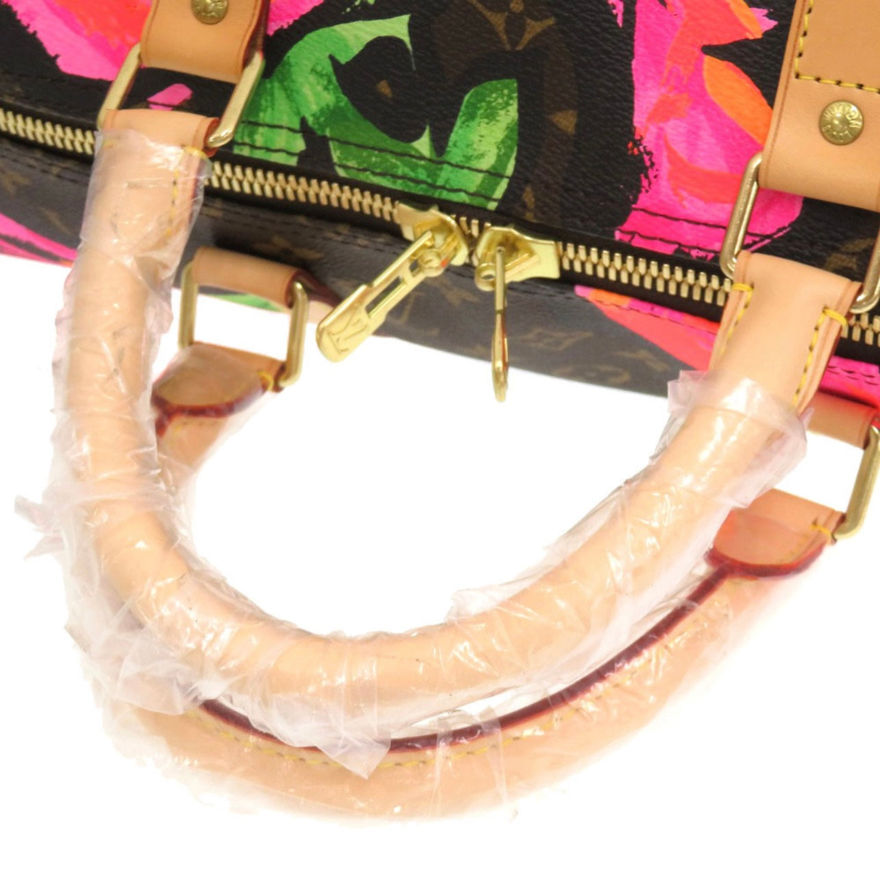 Louis Vuitton Keepall 50 Stephen Sprouse Roses M48605 2008 Limited Edition Monogram Graffiti Floral Travel Bag Collector LV Grail