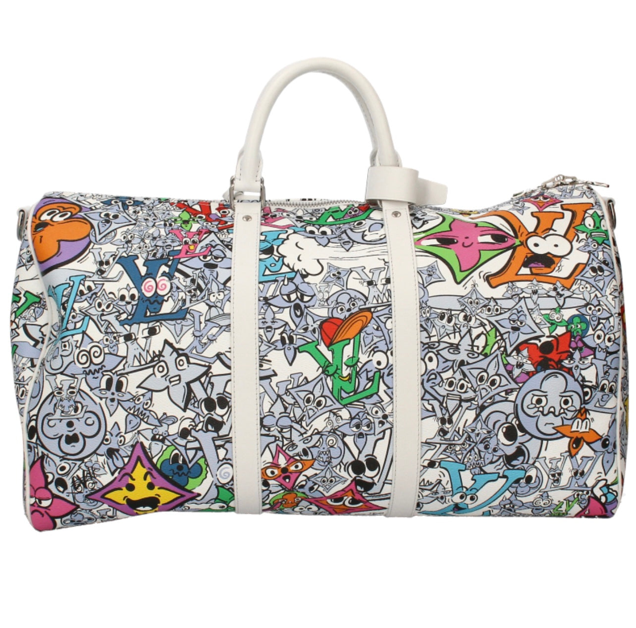 LOUIS VUITTON x Takashi Murakami Keepall Bandoulière 50 — Monogram Comic White M21863 (Women’s / Unisex)