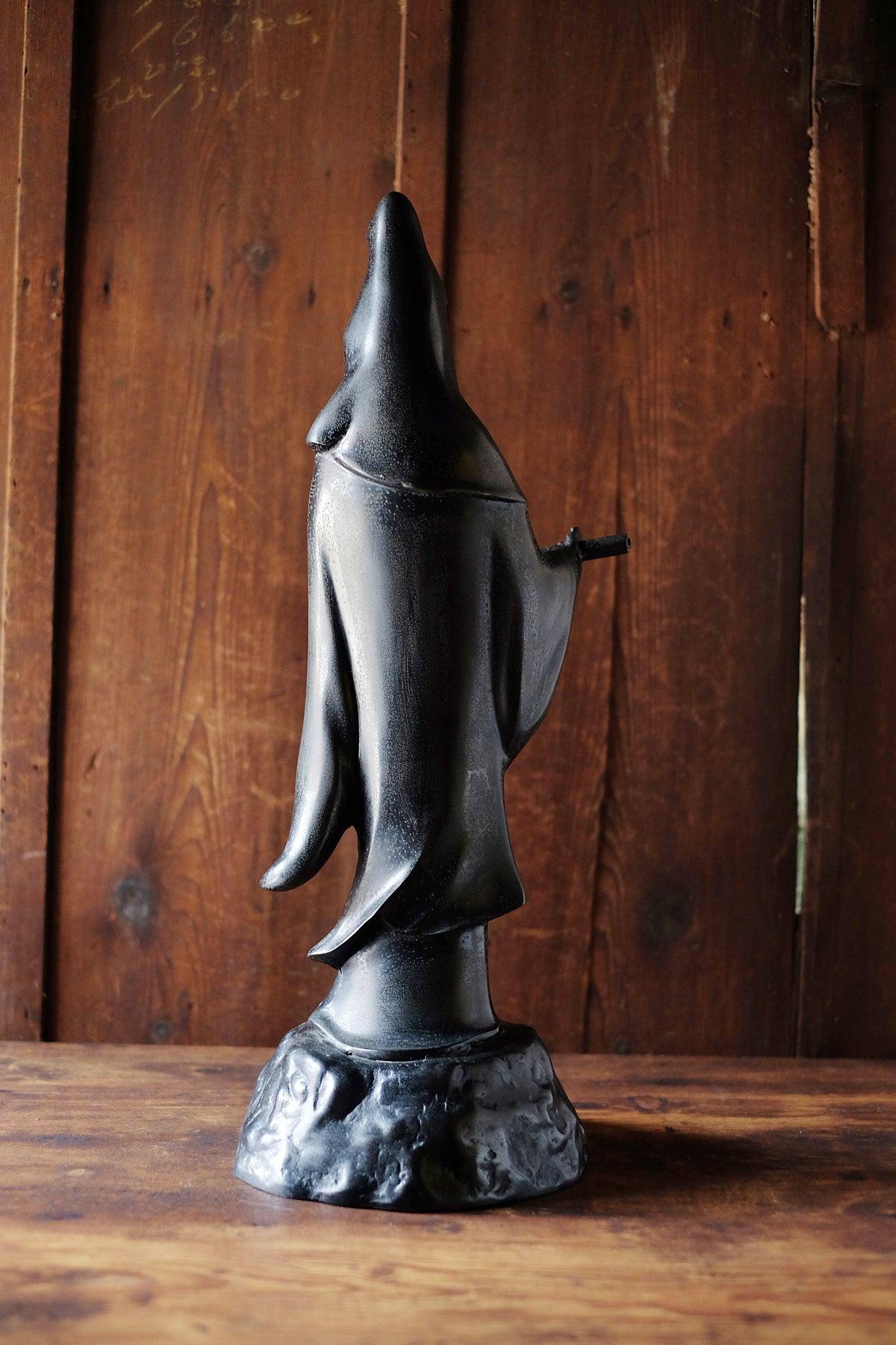 Large Vintage Japanese Kannon Bosatsu Cast Metal Statue | Standing Avalokiteshvara Buddhist Sculpture | 55 cm
