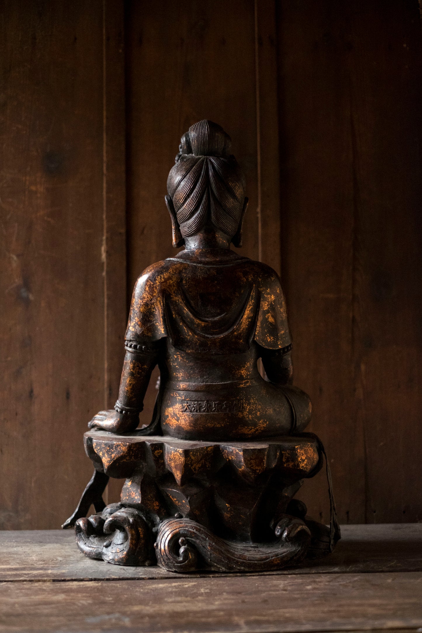 Monumental Seated Bodhisattva Figure (Guanyin  Avalokiteshvara, Royal Ease Pose) — Chinese  Sino-Tibetan School (Assessment)