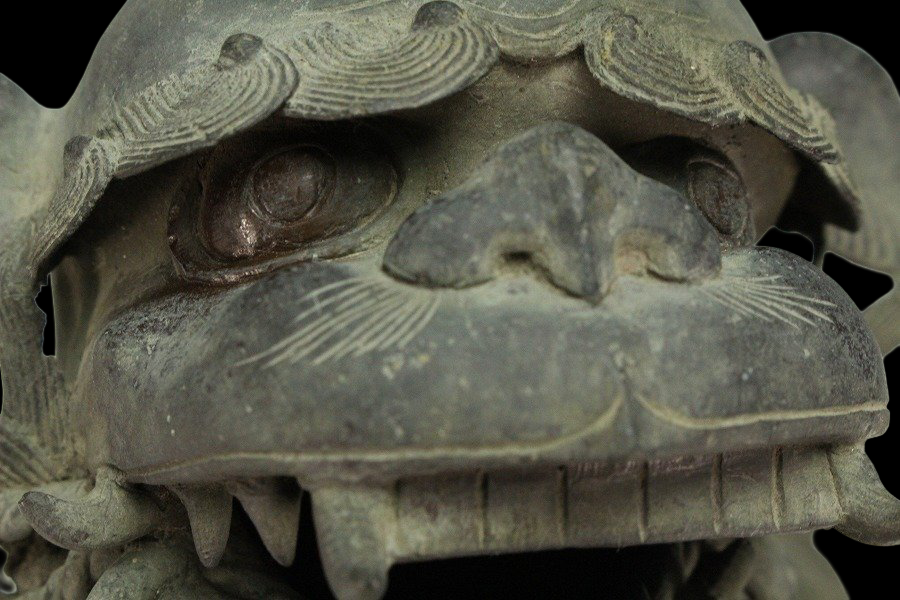 Antique Bronze Shishi Incense Burner with Openwork Jewel Ball | Guardian Lion Censer | Meiji–Taisho Japan (Attributed) | 33 cm Tall | 6.6 kg