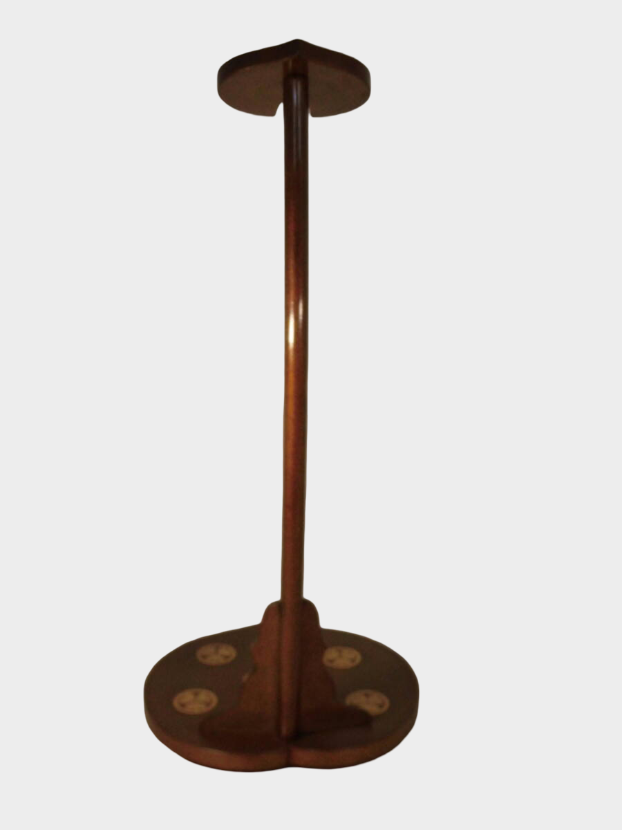 Antique Japanese Lacquer Tachi Sword Stand | Kamon Crests | Edo–Meiji Period Samurai Display